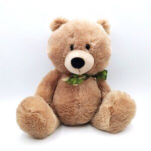 Ganz Ethan Teddy Bear Plush 13" Stuffed Animal w/Camo Bow H13294 Brown Bear